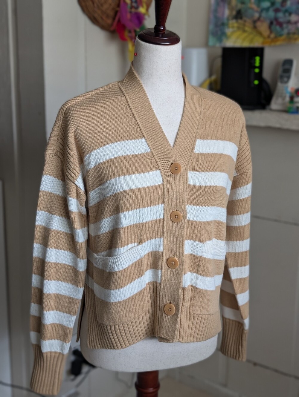 Madewell Striped Cardigan
